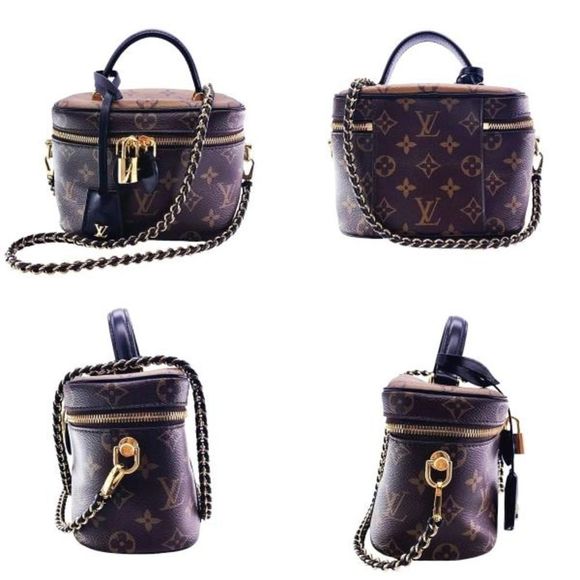 Louis Vuitton Vanity Reverse Monogram Canvas Calf Leather PM Shoulder Bag - Picture 2 of 6